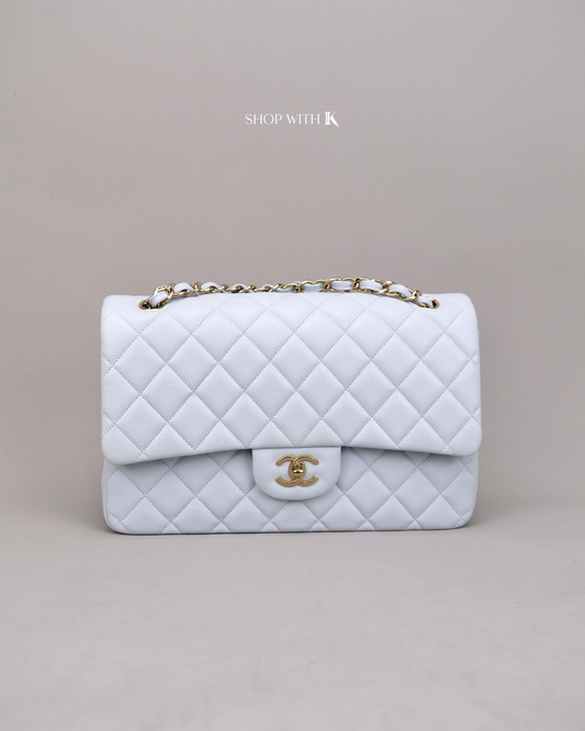 Chanel Classic Jumbo Flap Light Blue