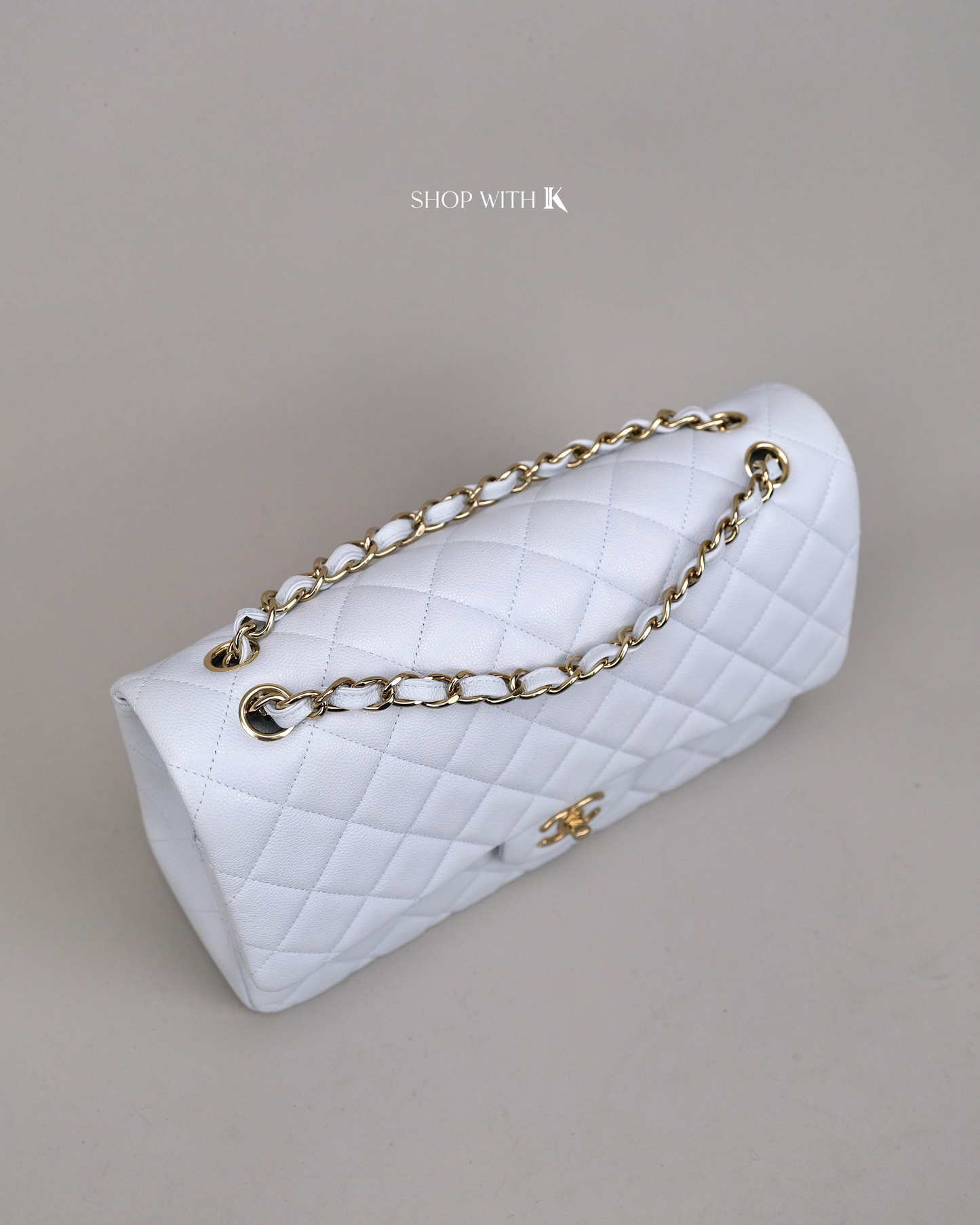 Chanel Classic Jumbo Flap Light Blue