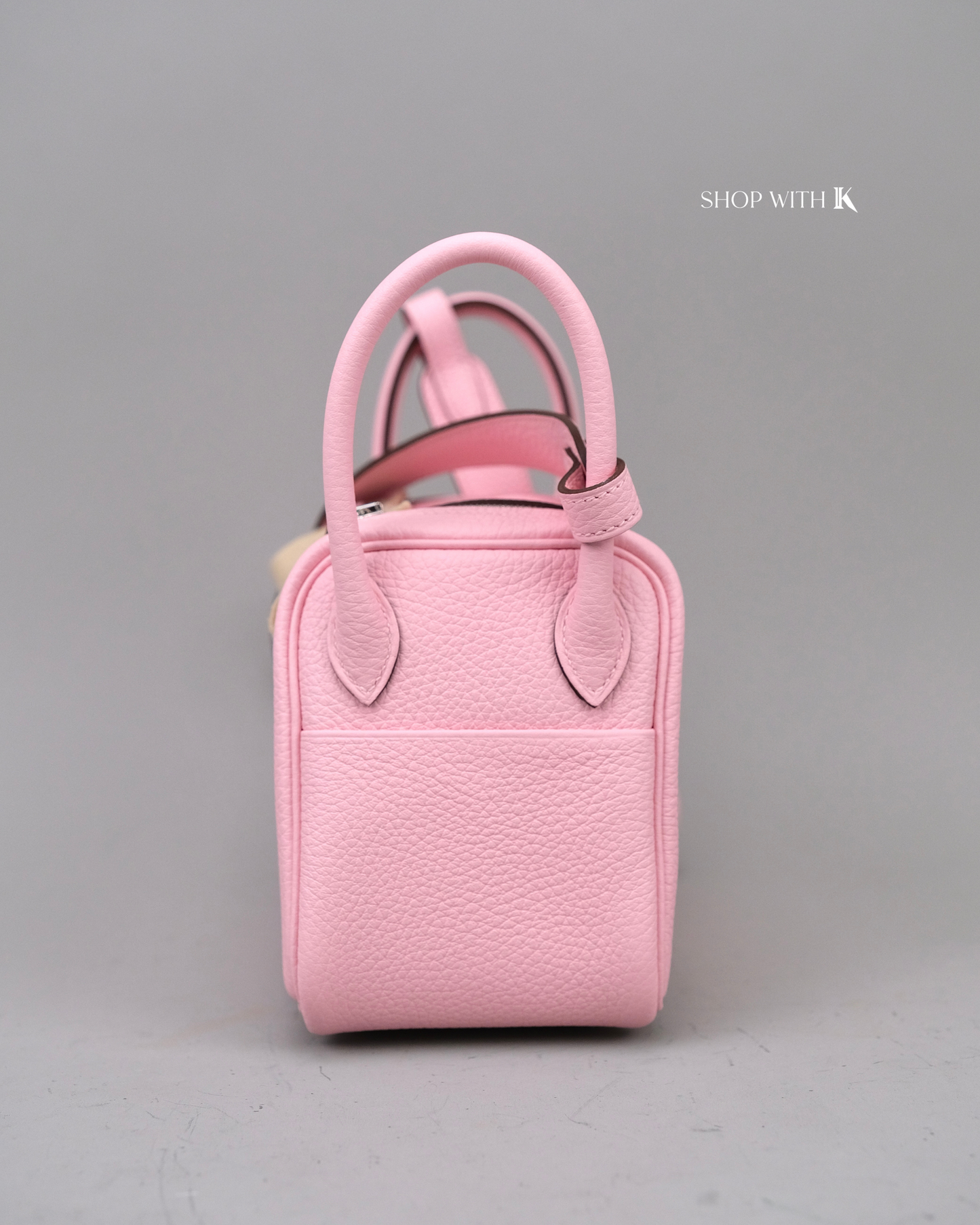 Hermes Mini Lindy Rose Sakura PHW