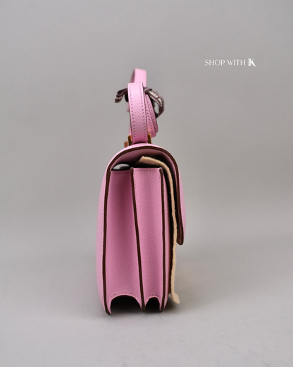 Hermes Constance 18 Mauve Pale RGHW