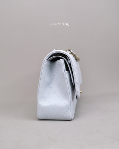 Chanel Classic Jumbo Flap Light Blue