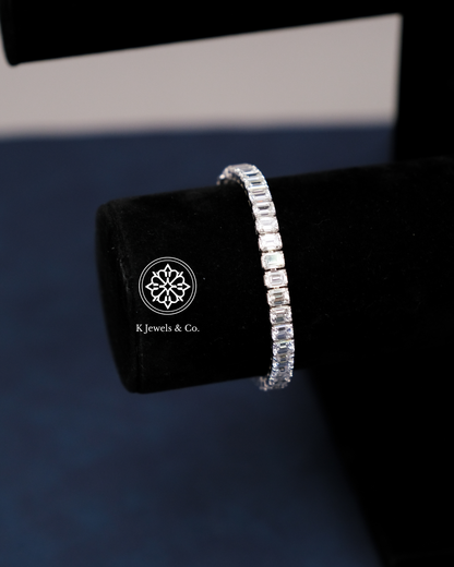 Emerald Diamond Tennis Bracelet
