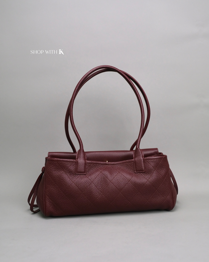 Chanel Eastwest Tote Burgundy GHW