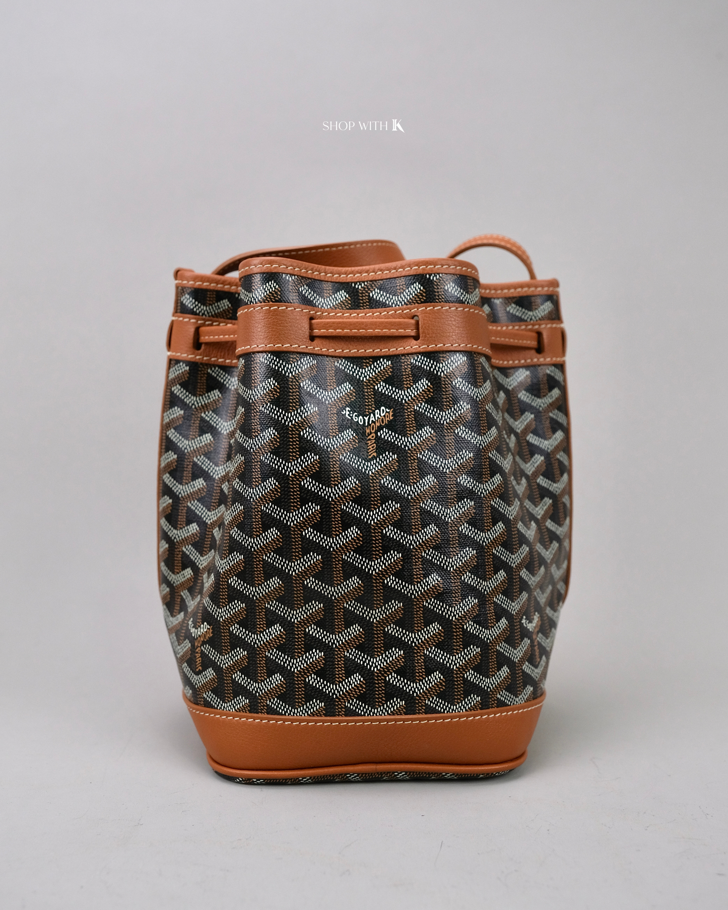 Goyard Sac Petit Flot PM Black/Tan