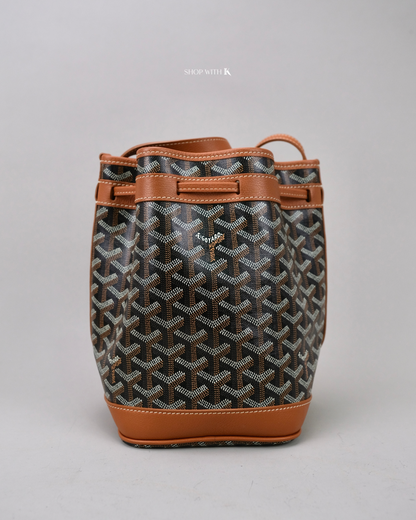 Goyard Sac Petit Flot PM Black/Tan