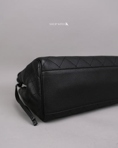 Chanel Eastwest Tote Medium Black GHW