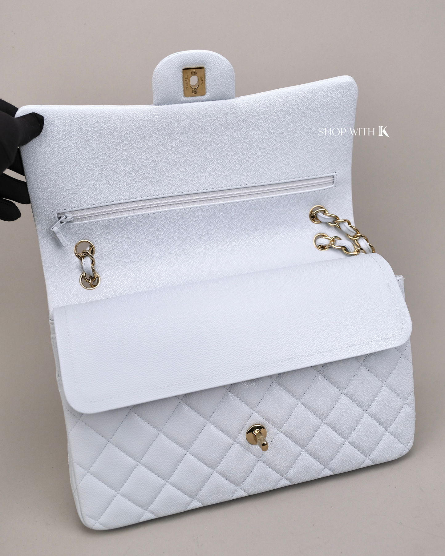 Chanel Classic Jumbo Flap Light Blue