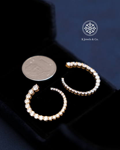 Loop Diamond Earrings