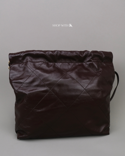 Chanel 22 Small Dark Brown