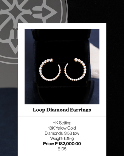 Loop Diamond Earrings