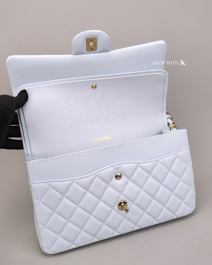 Chanel Classic Jumbo Flap Light Blue