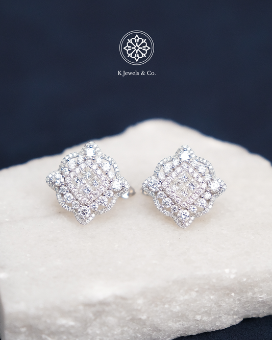 Flower Diamond Earrings