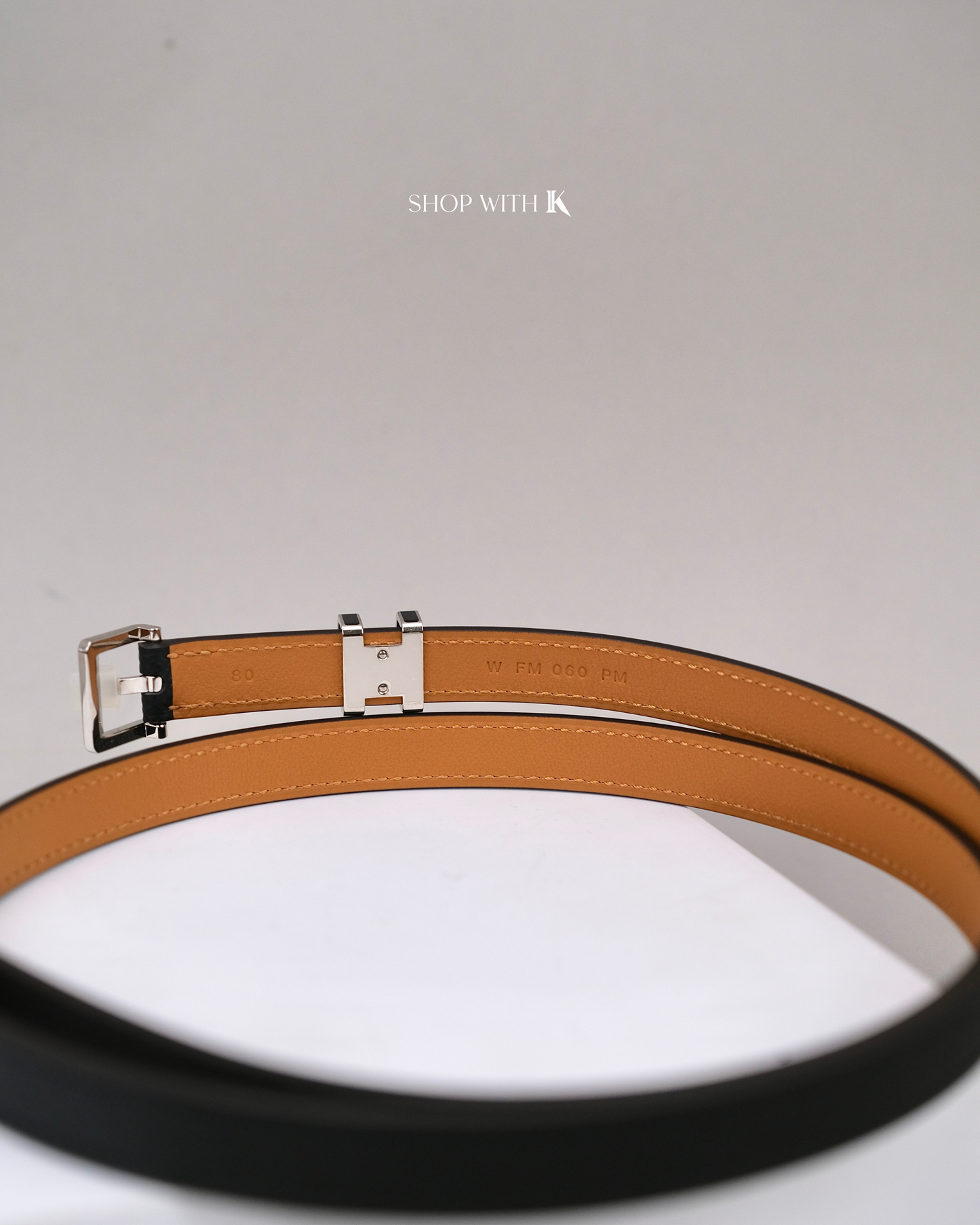 Hermes Pop H Belt Black