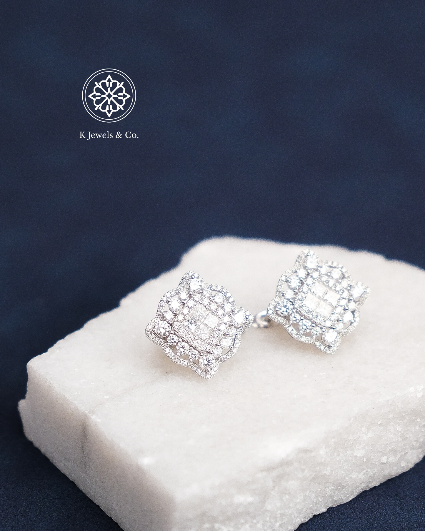 Flower Diamond Earrings