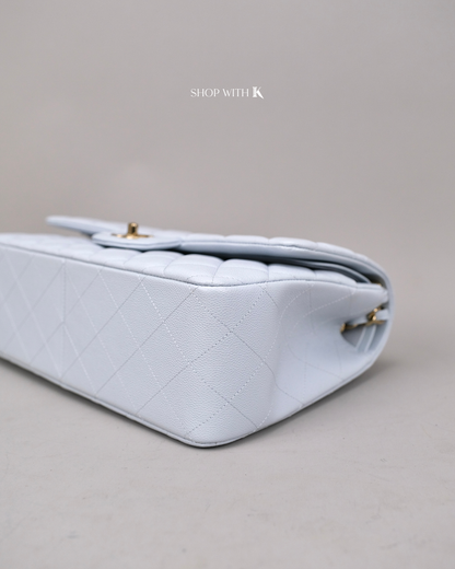 Chanel Classic Jumbo Flap Light Blue