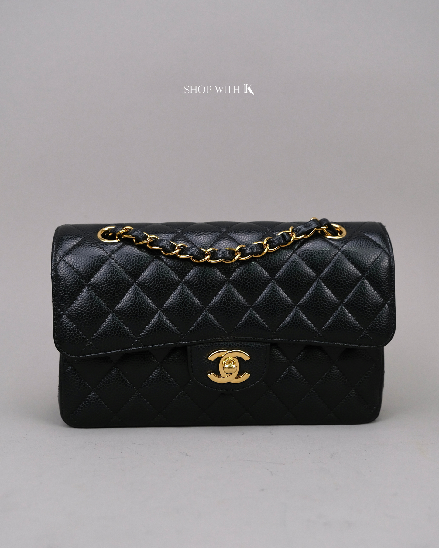 Chanel Double Flap Small Black GHW