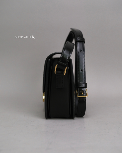Celine Triomphe Black GHW