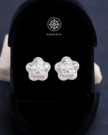 Flower Diamond Earrings