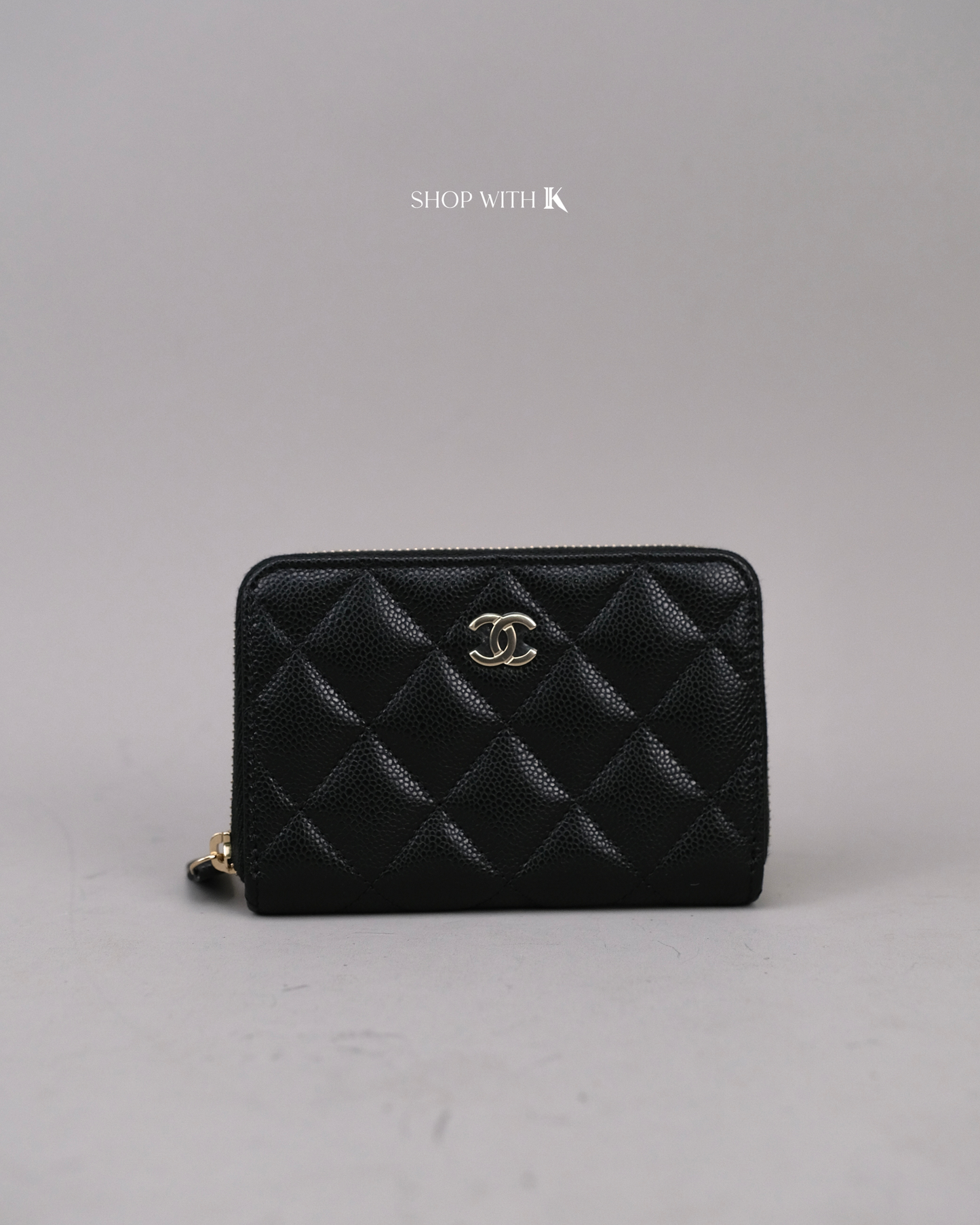 Chanel Classic Zip Coin Purse Black