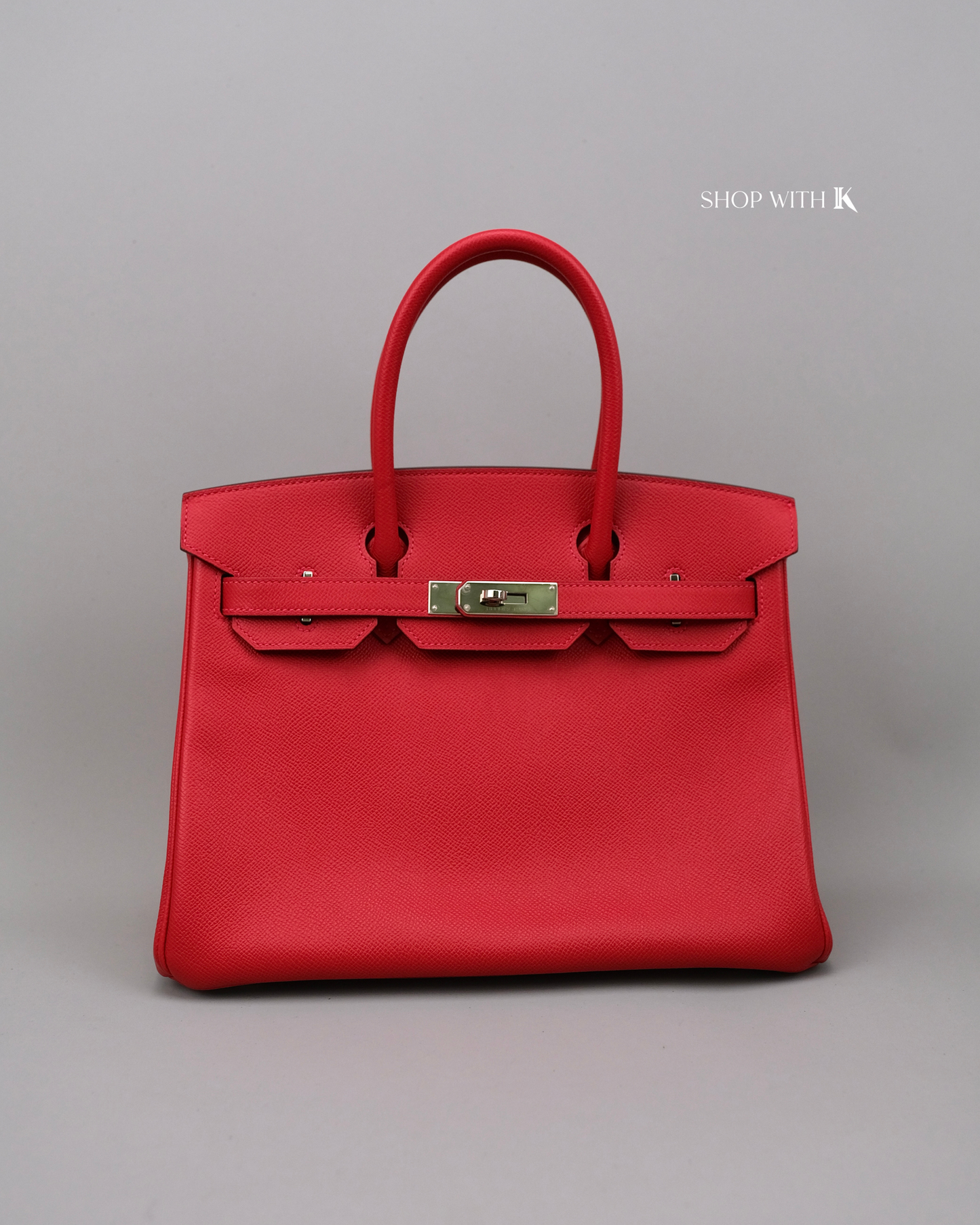 Hermes Birkin 30 Rouge Tomate PHW