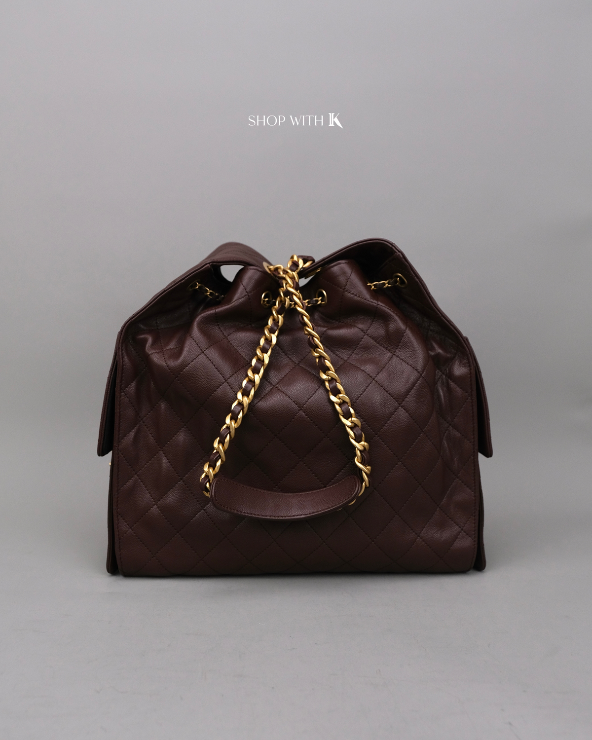 Chanel 25 Medium Dark Brown GHW