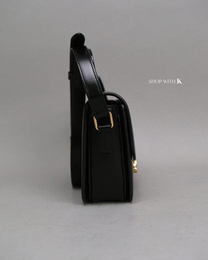 Celine Triomphe Black GHW