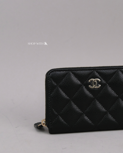 Chanel Classic Zip Coin Purse Black