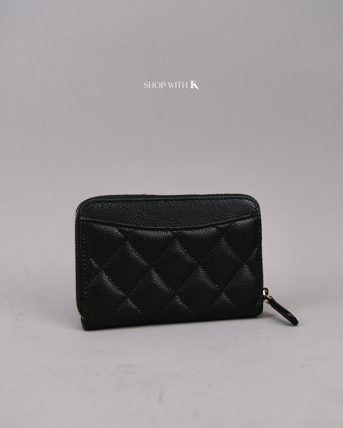 Chanel Classic Zip Coin Purse Black