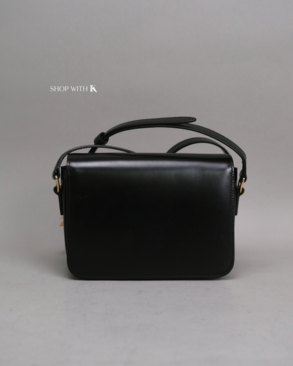Celine Triomphe Black GHW