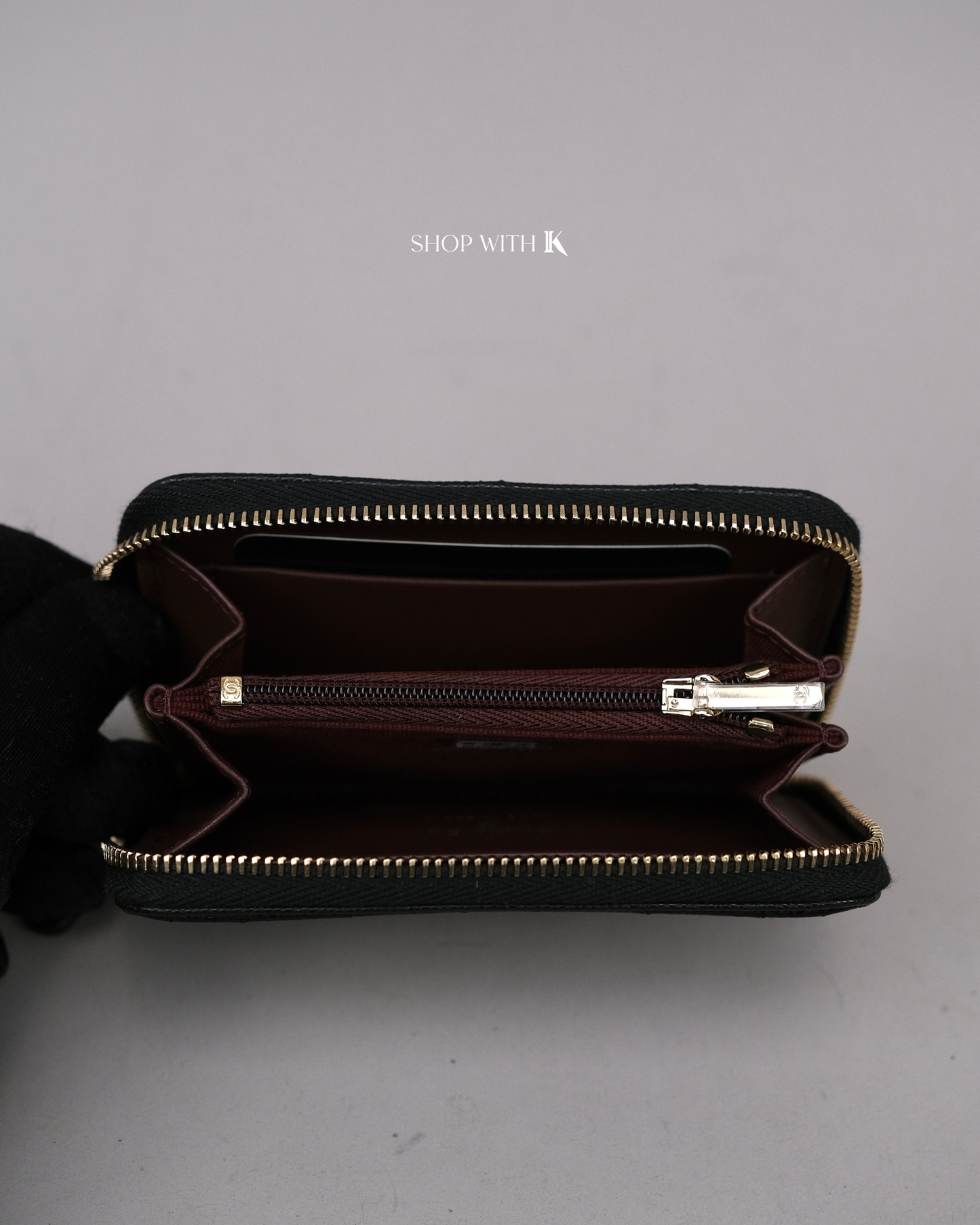 Chanel Classic Zip Coin Purse Black