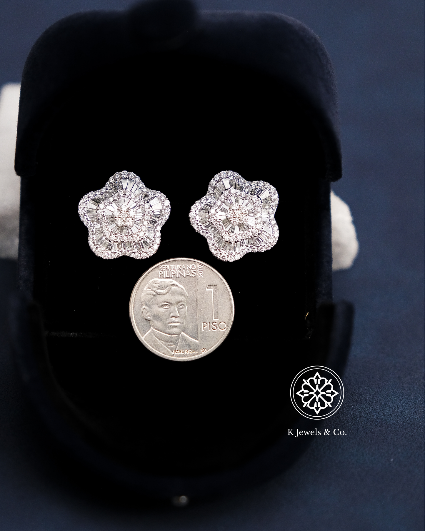 Flower Diamond Earrings