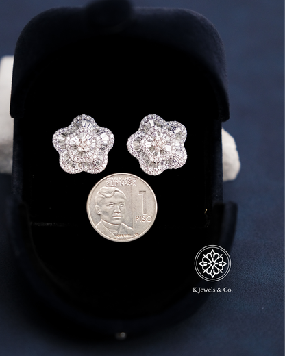 Flower Diamond Earrings