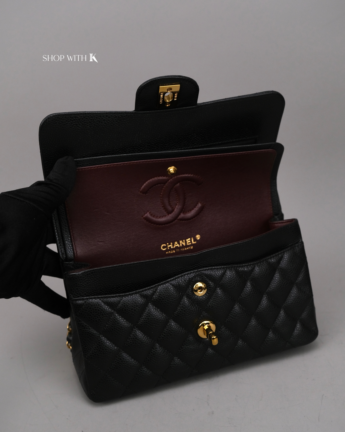 Chanel Classic Small Flap Caviar Black GHW