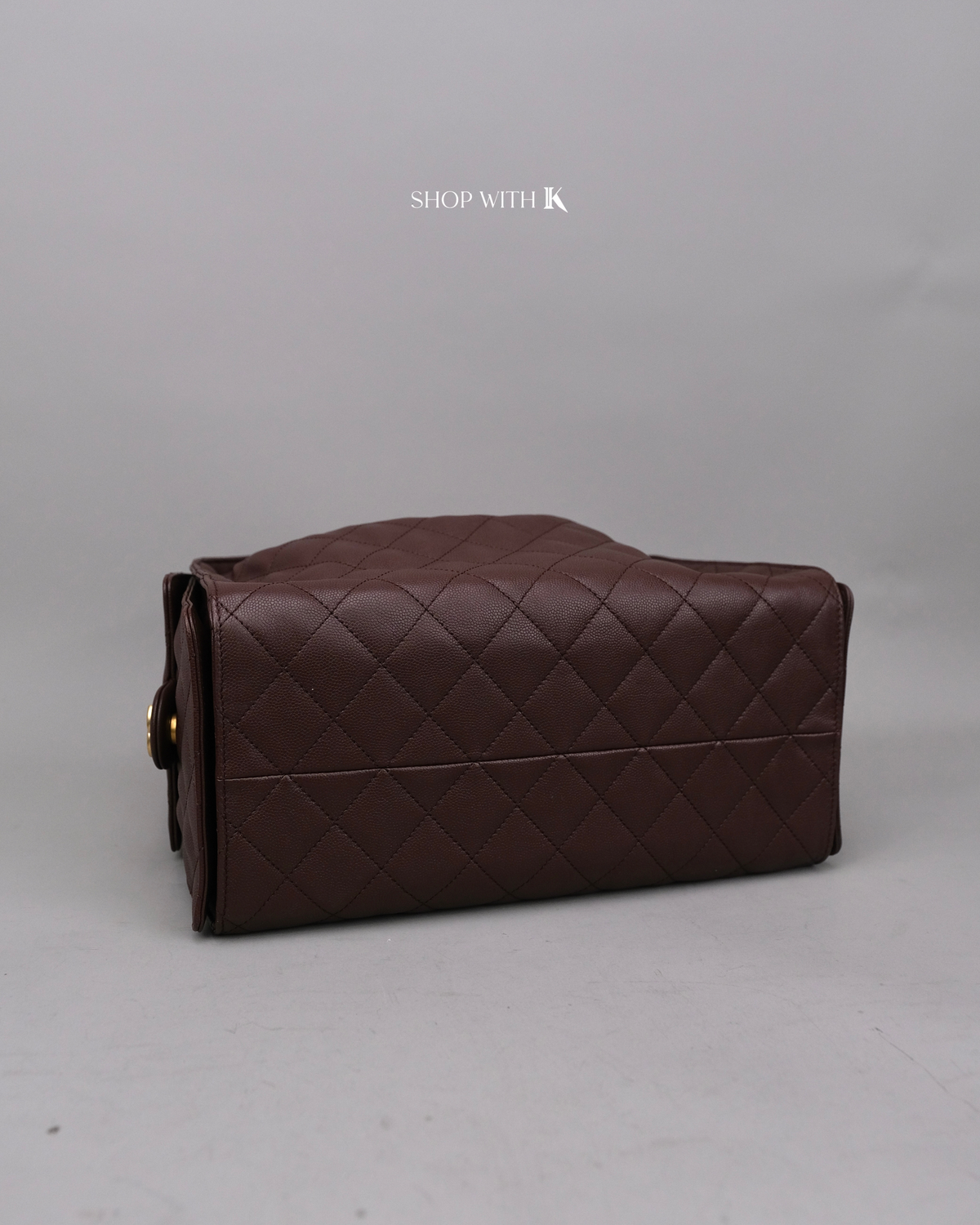 Chanel 25 Medium Dark Brown GHW