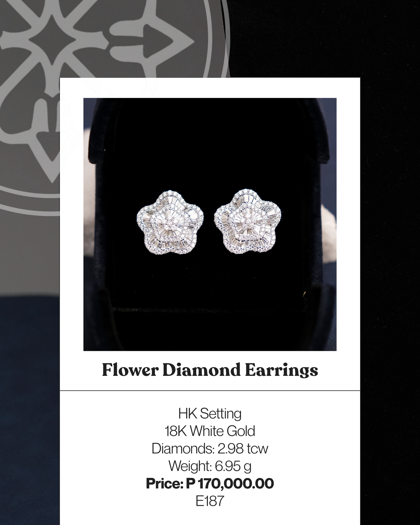 Flower Diamond Earrings