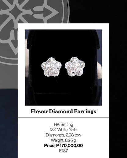 Flower Diamond Earrings