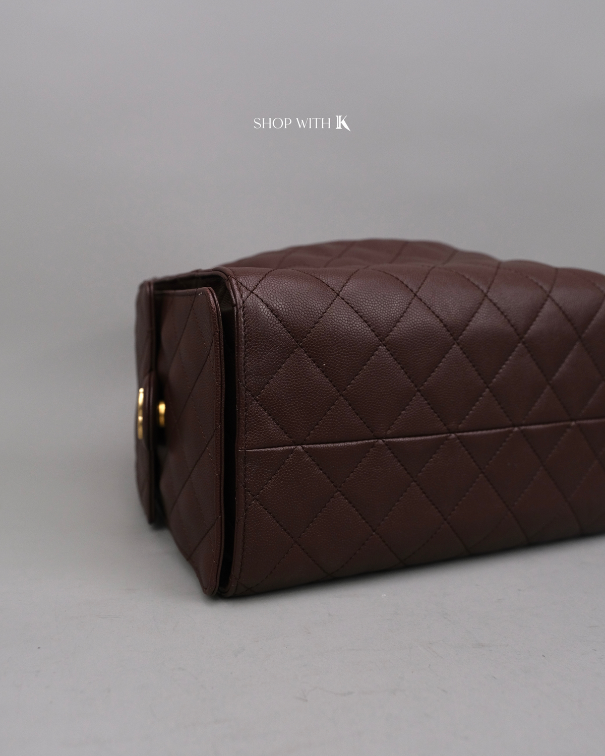 Chanel 25 Medium Dark Brown GHW
