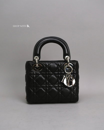 Dior Lady Mini Black SHW