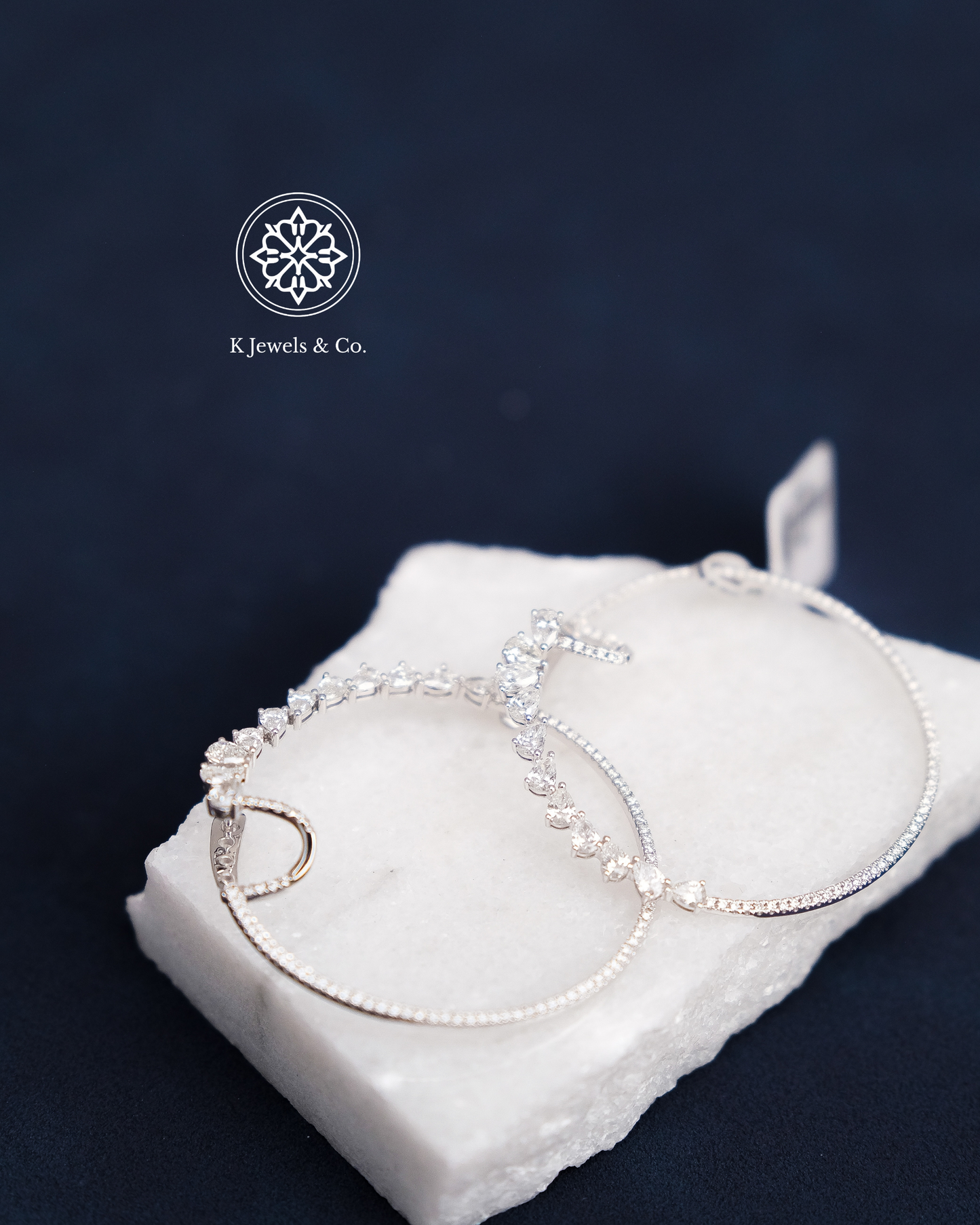 Hoop Diamond Earrings