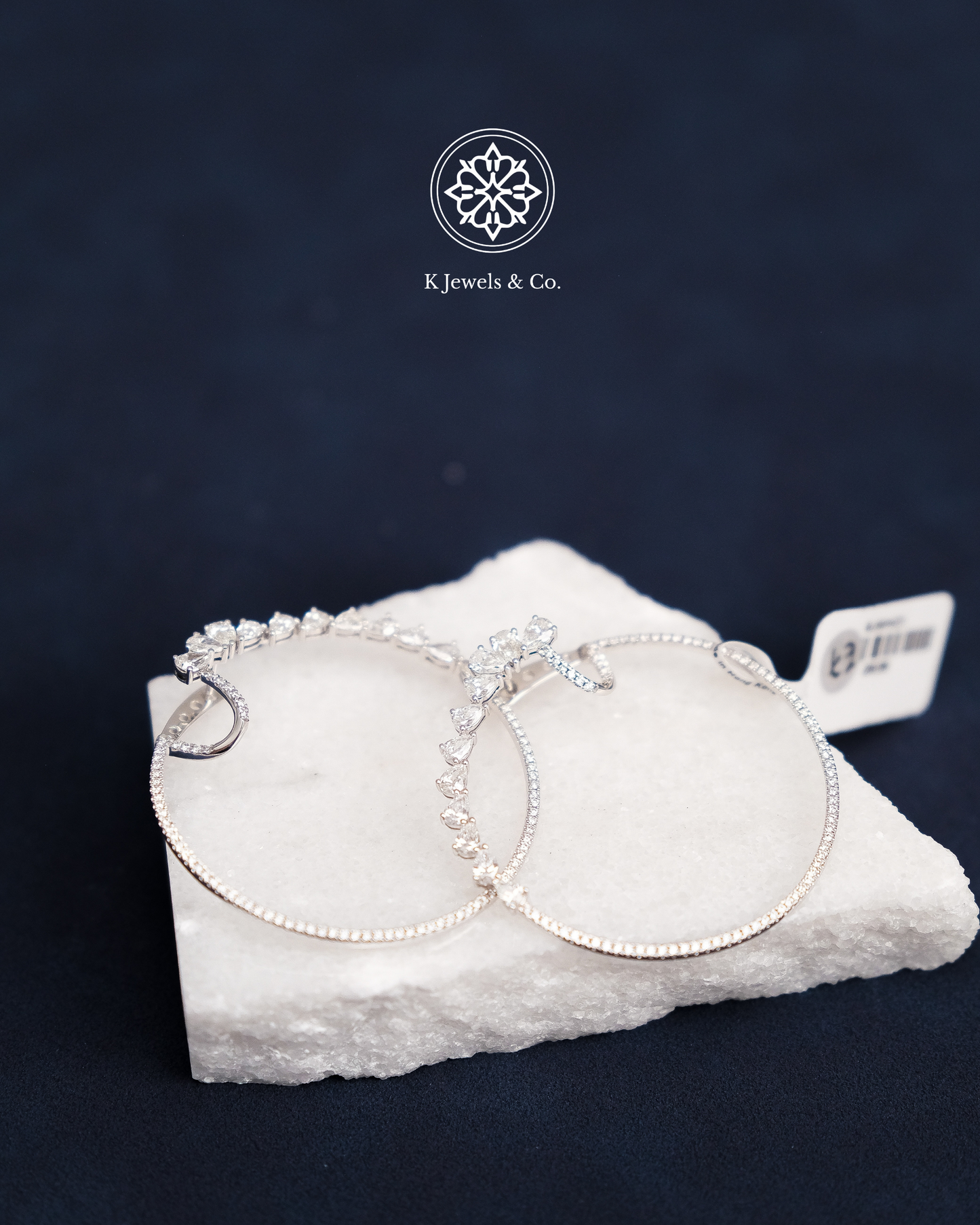 Hoop Diamond Earrings