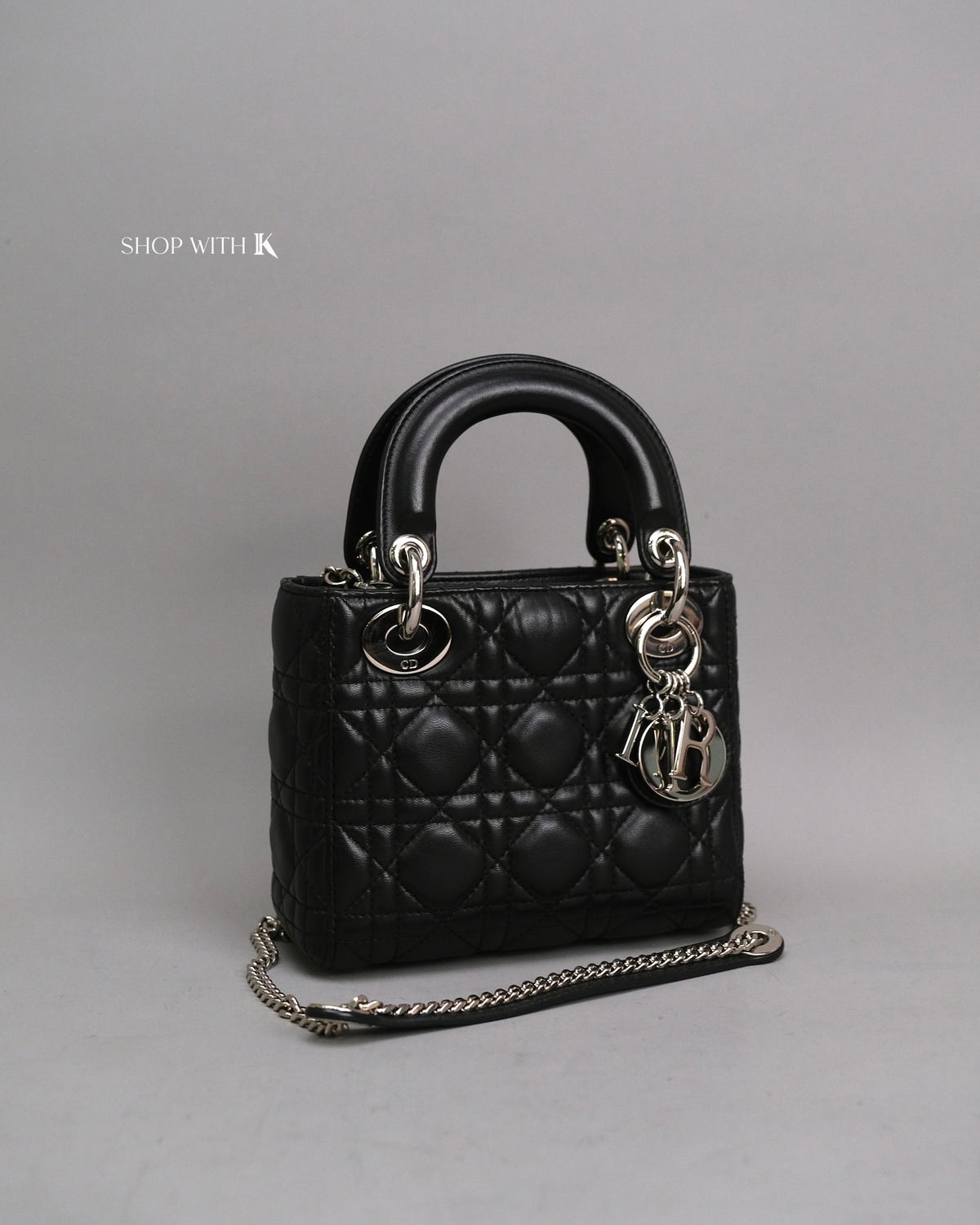 Dior Lady Mini Black SHW