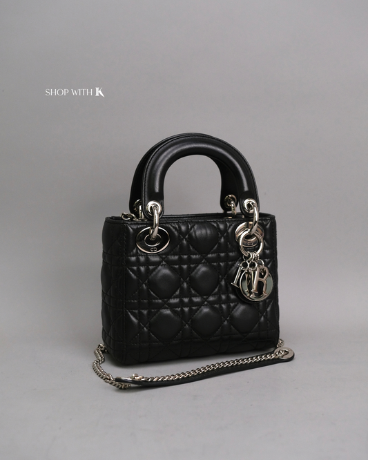 Dior Lady Mini Black SHW
