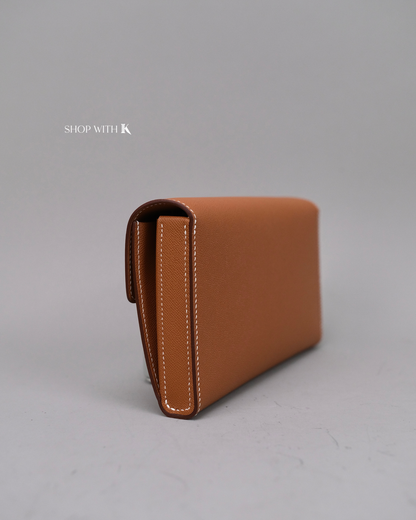 Hermes Charniere to Go Pouch Gold PHW