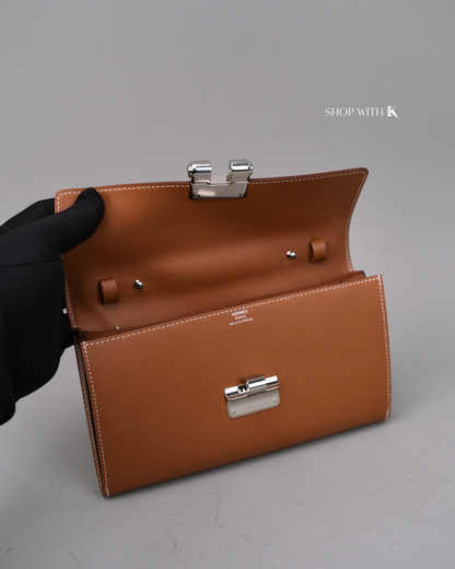Hermes Charniere to Go Pouch Gold PHW