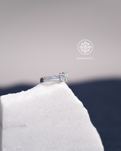 Diamond Solitaire Ring w/ GIA