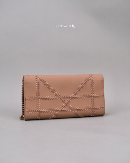 Dior Diorama Wallet on Chain Nude
