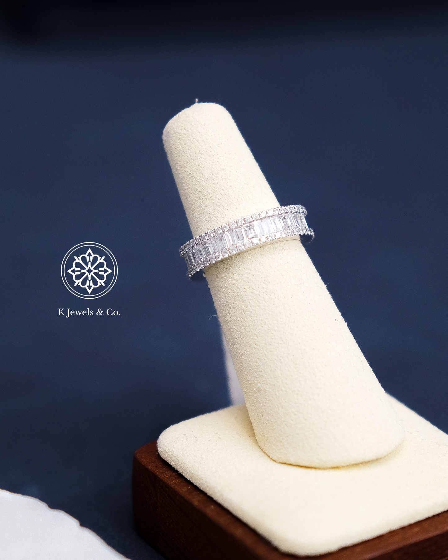 Baguette and Round Diamond Ring