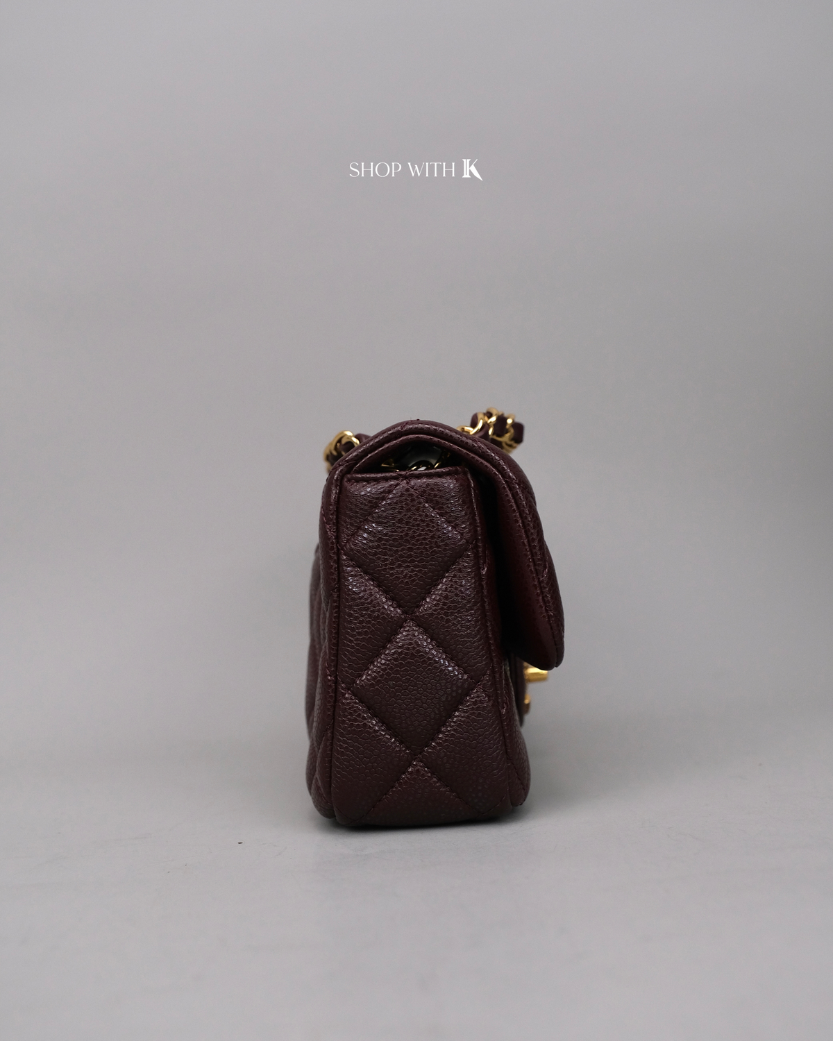 Chanel Square Flap Dark Brown GHW