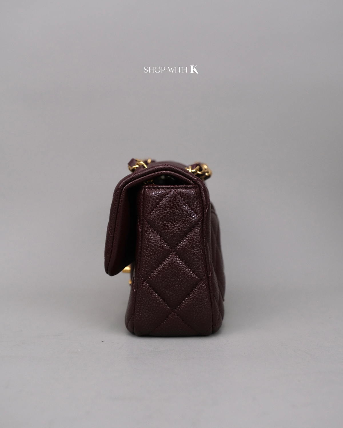 Chanel Square Flap Dark Brown GHW