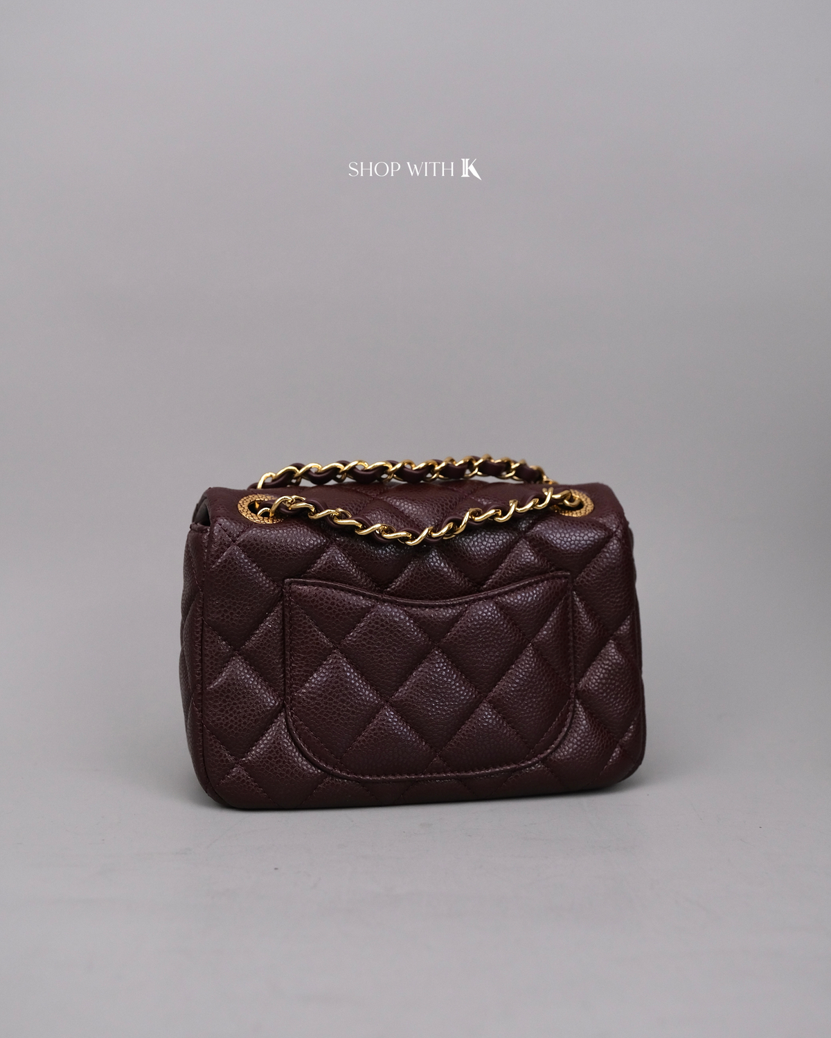 Chanel Square Flap Dark Brown GHW